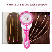 Lade das Bild in den Galerie-Viewer, Girls Electric Automatic Hair Braid DIY Stylish Braiding Hairstyle Tool Twist Braider Machine Weave Roller Pretend Kids Toys
