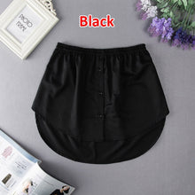 Lade das Bild in den Galerie-Viewer, Women Fake Shirt Tail Irregular Skirt Blouse Tail Hem Soft Cotton Detachable Underskirt Casual Skirt Sweater Extender Hemline
