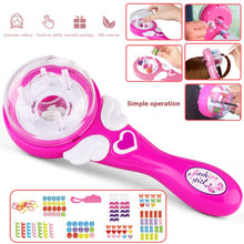 Lade das Bild in den Galerie-Viewer, Girls Electric Automatic Hair Braid DIY Stylish Braiding Hairstyle Tool Twist Braider Machine Weave Roller Pretend Kids Toys
